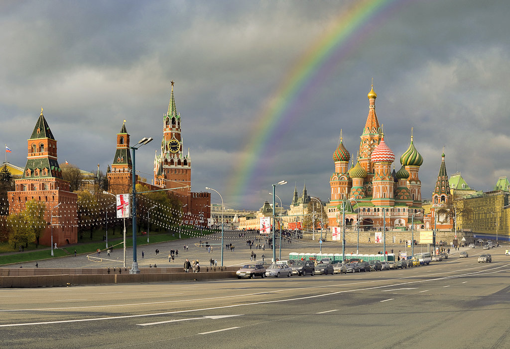 Грузоперевозки Москва Тюмень красная площадь и радуга