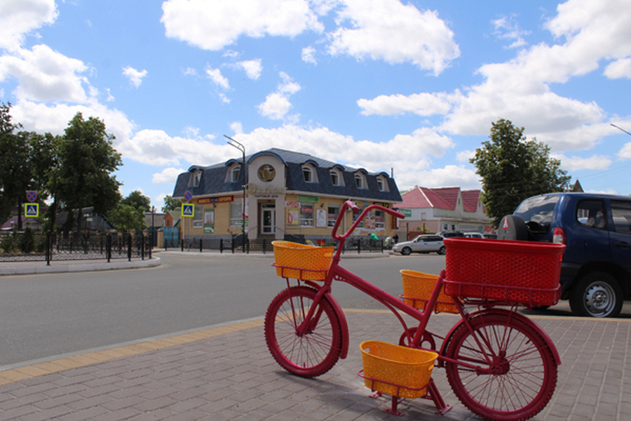 Грузоперевозки Жуковка, разноцветный велосипед